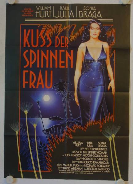 Kuss der Spinnenfrau originales deutsches Filmplakat